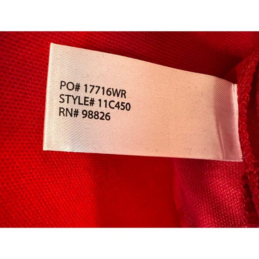 U.S. Polo Assn Red Performance Polo Shirt Mens 2XL Short Sleeve NWT - Picture 7 of 8